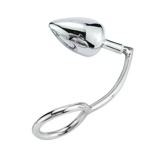 DiscreetChoice Cock Set Hook with Ring 4663 Anal Stainless Steel 0304
